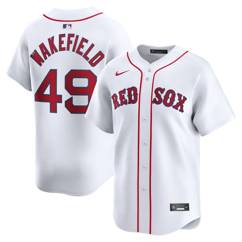 Boston Red Sox Tim Wakefield Home Limited Jersey — White