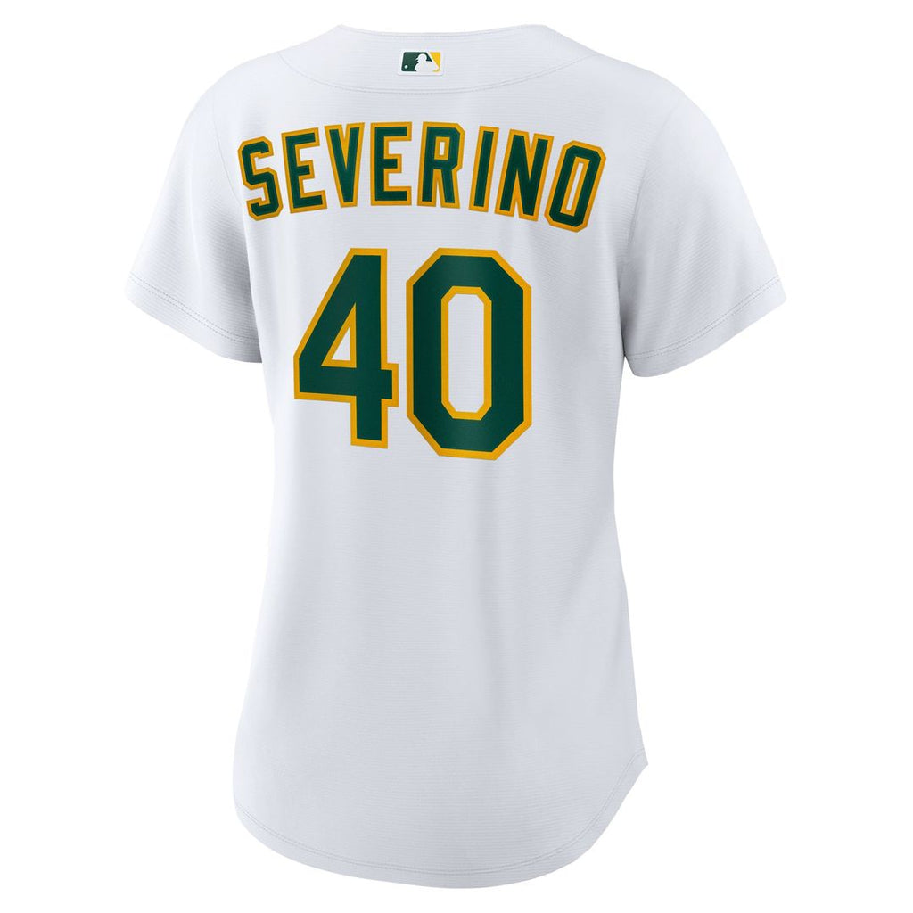 Athletics Luis Severino Women's Home Replica Jersey — White