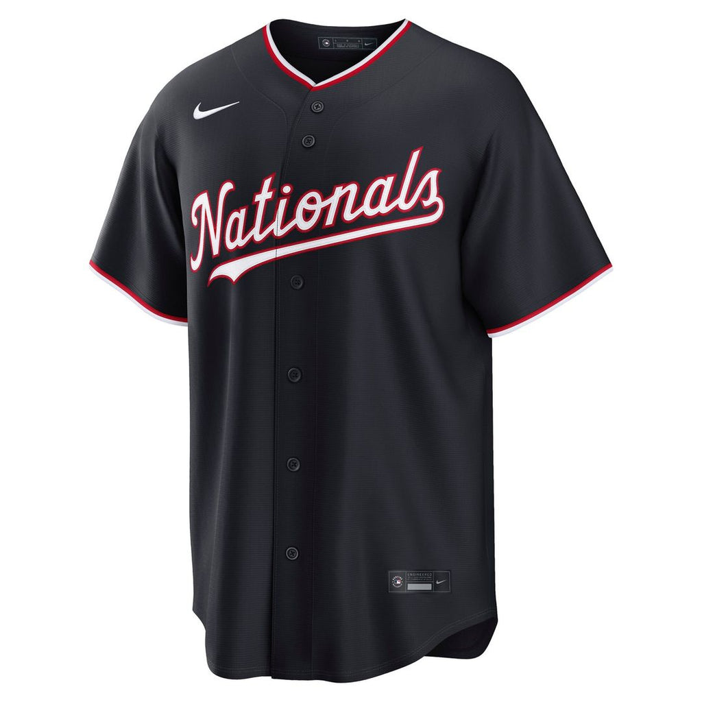 Washington Nationals James Wood Road Replica Jersey — Gray