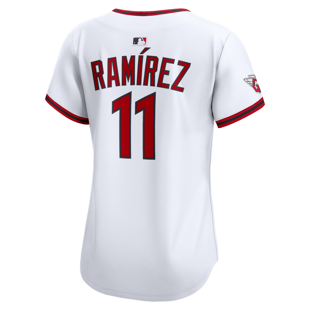 Cleveland Guardians José Ramírez Women's Home Limited Jersey — White
