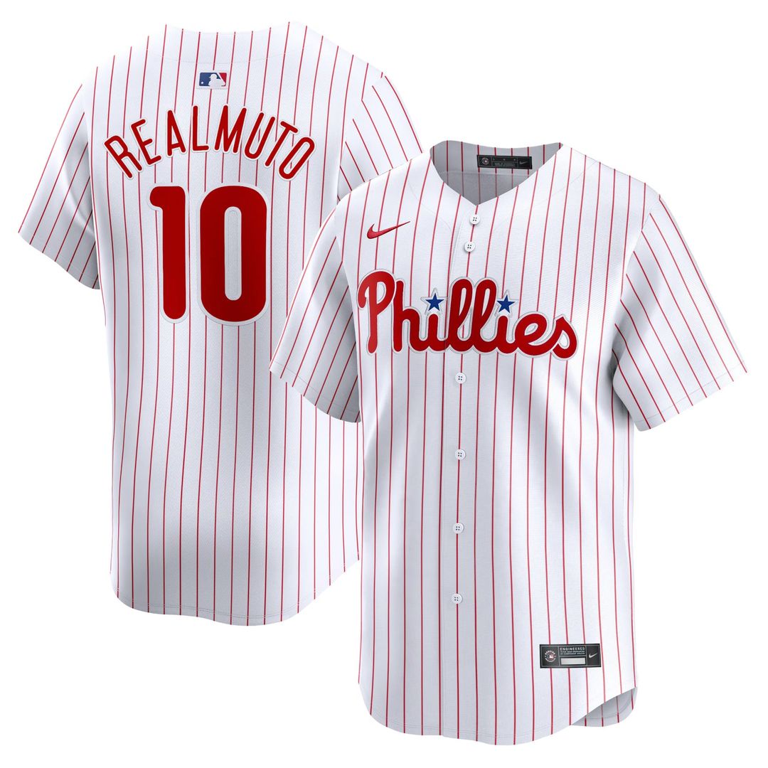 Philadelphia Phillies J.T. Realmuto Home Limited Jersey — White