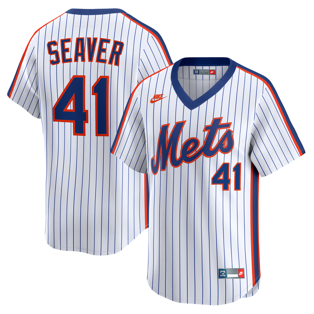 New York Mets Tom Seaver Cooperstown Limited Jersey — White