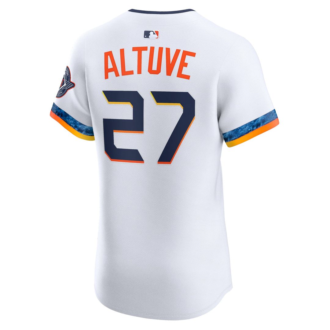 Houston Astros Jose Altuve 2025 City Connect Elite Jersey — White