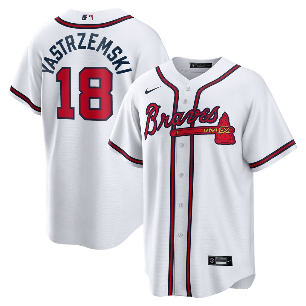 Atlanta Braves Mike Yastrzemski Replica Jersey — White