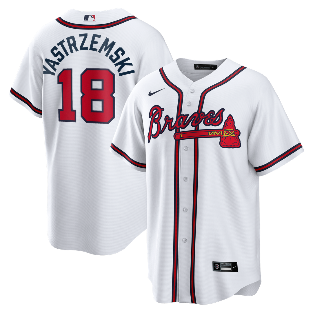 Atlanta Braves Mike Yastrzemski Replica Jersey — White