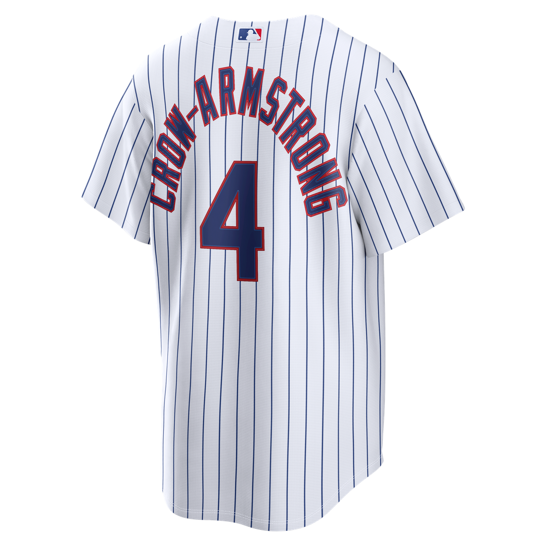 Chicago Cubs Pete Crow - Armstrong Home Replica Jersey — White