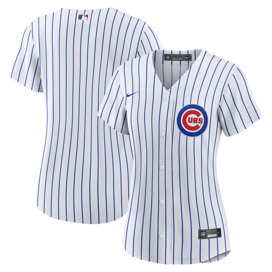 Chicago Cubs Women's Home Replica Team Jersey — White