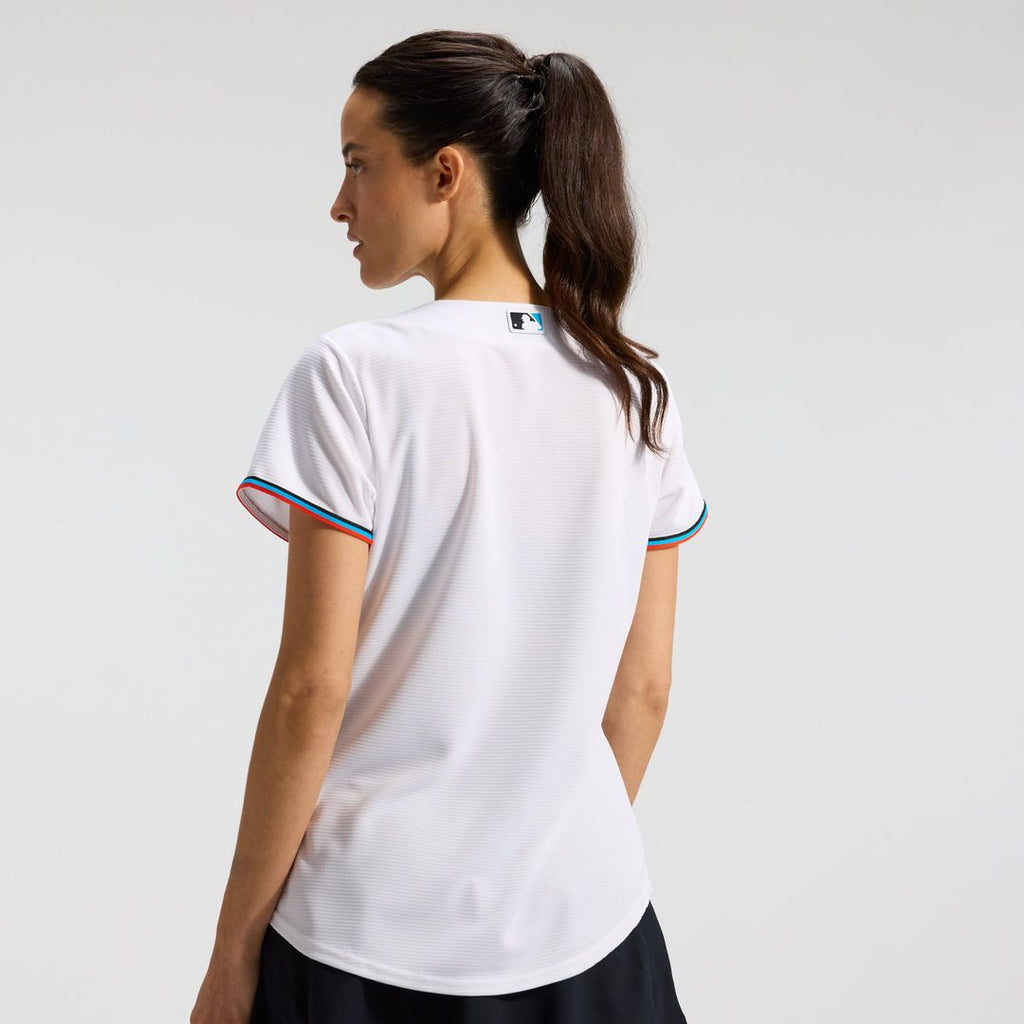 Miami Marlins Women's Replica Team Jersey — White