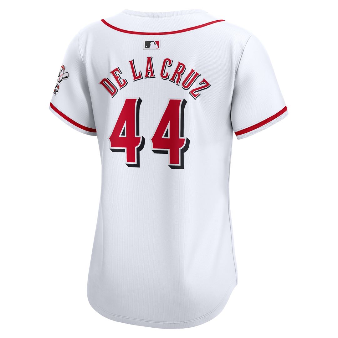 Cincinnati Reds Elly De La Cruz Women's Home Limited Jersey — White