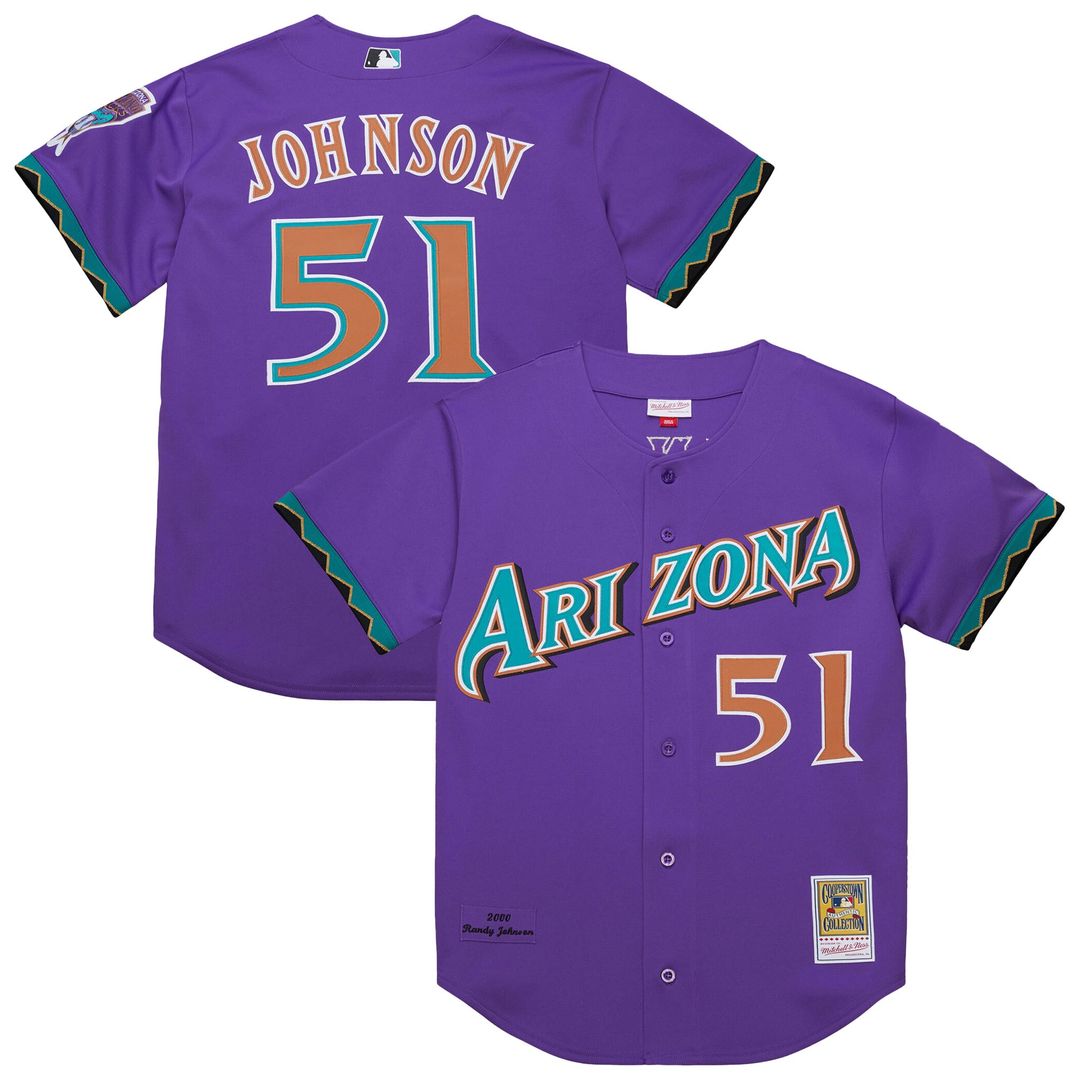 Arizona Diamondbacks Randy Johnson 2001 Authentic Jersey — Black