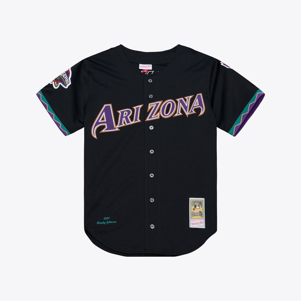 Arizona Diamondbacks Randy Johnson 2001 Authentic Jersey — Black