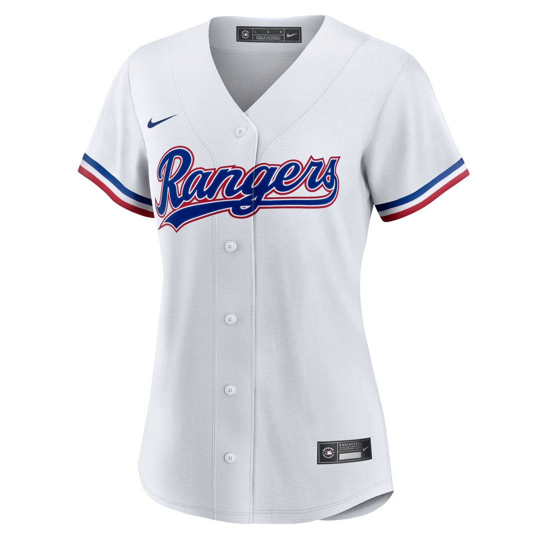 Texas Rangers Josh Jung Women's Home Replica Jersey — White