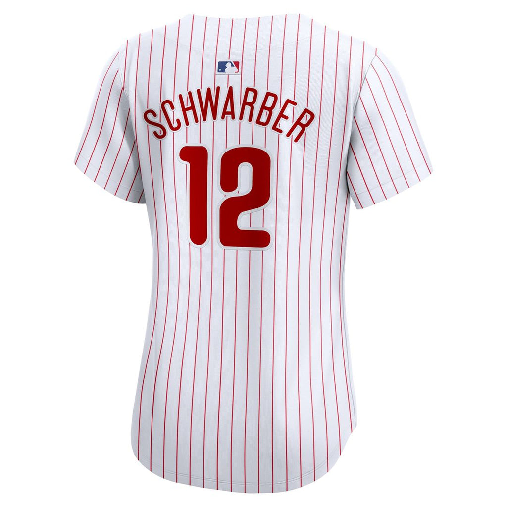 Philadelphia Phillies Kyle Schwarber Women's Home Limited Jersey — White