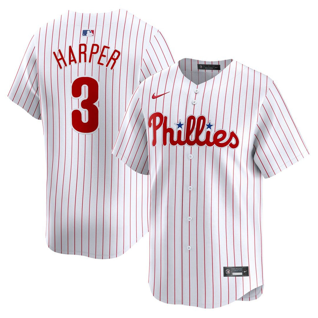 Philadelphia Phillies Bryce Harper Youth Home Limited Jersey — White