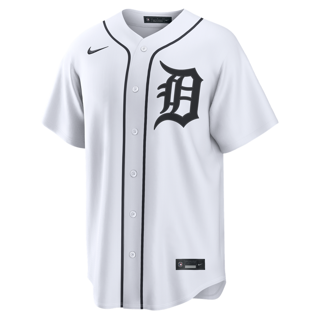 Detroit Tigers Tarik Skubal Home Replica Jersey — White