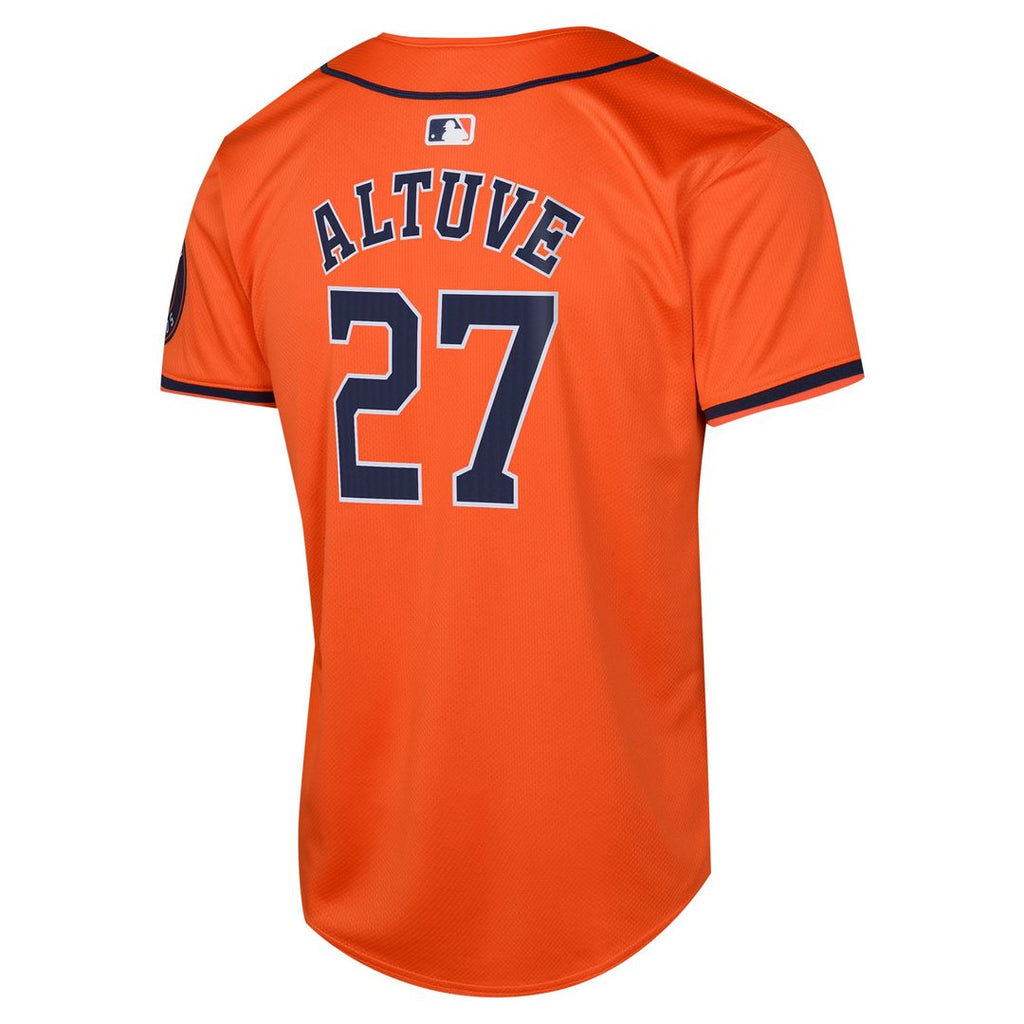 Houston Astros Jose Altuve Youth Alternate Limited Jersey — Orange