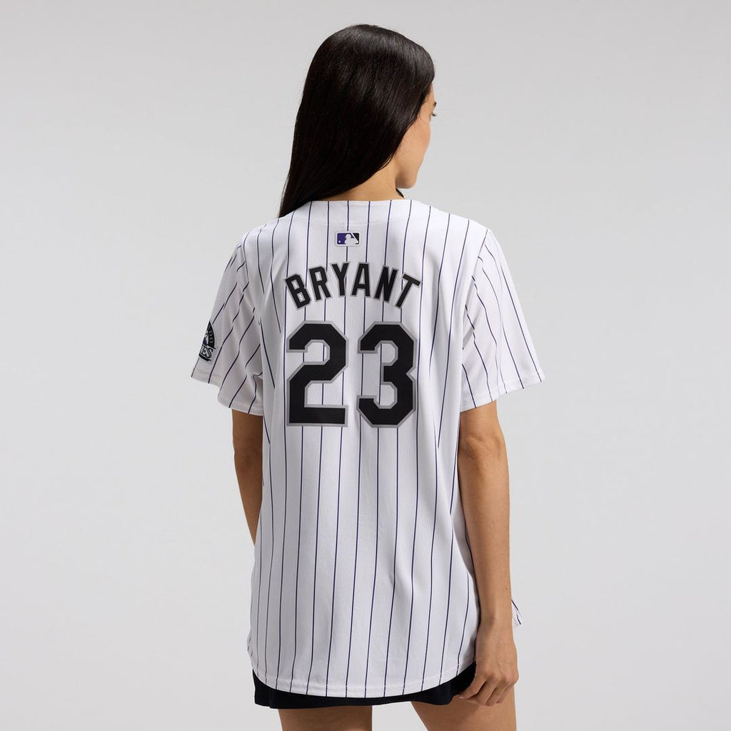 Colorado Rockies Kris Bryant Women's Home Limited Jersey — White