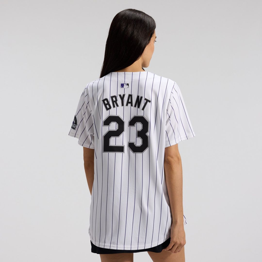 Colorado Rockies Kris Bryant Women's Home Limited Jersey — White