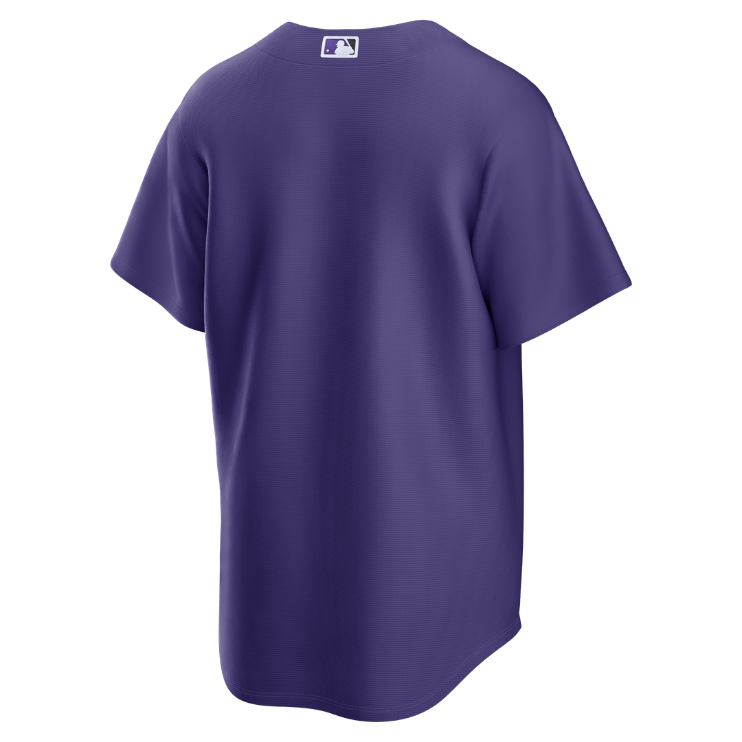 Colorado Rockies Alternate Replica Jersey — Purple