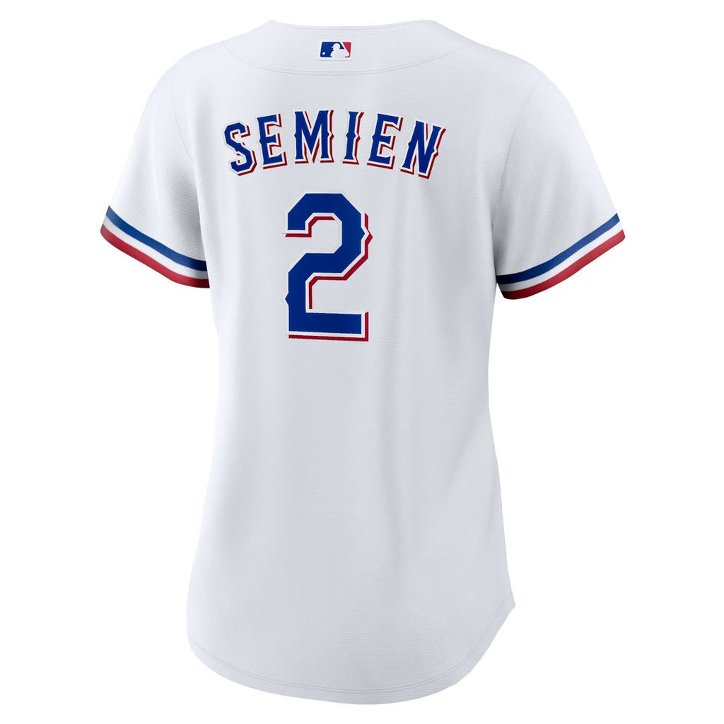 Texas Rangers Marcus Semien Women's Home Replica Jersey — White