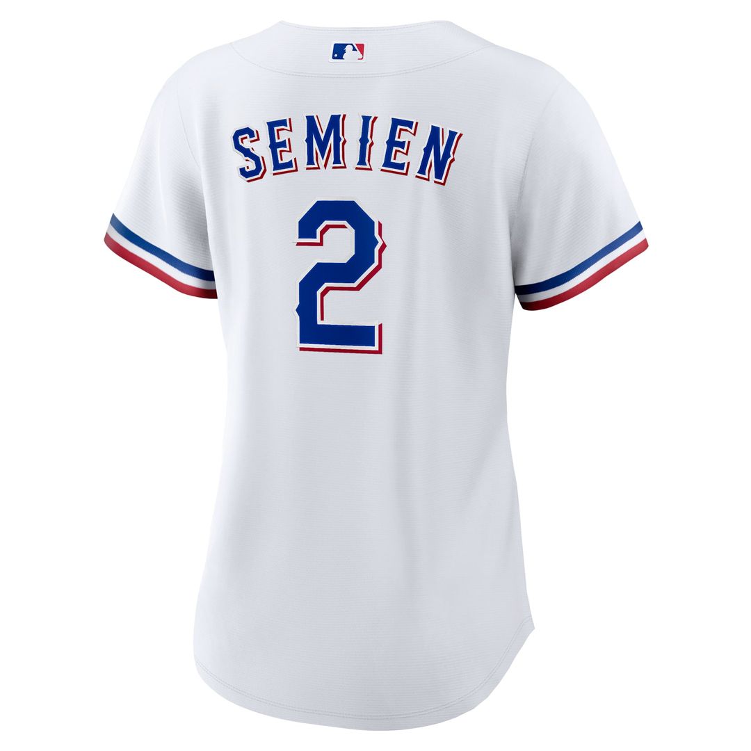 Texas Rangers Marcus Semien Women's Home Replica Jersey — White
