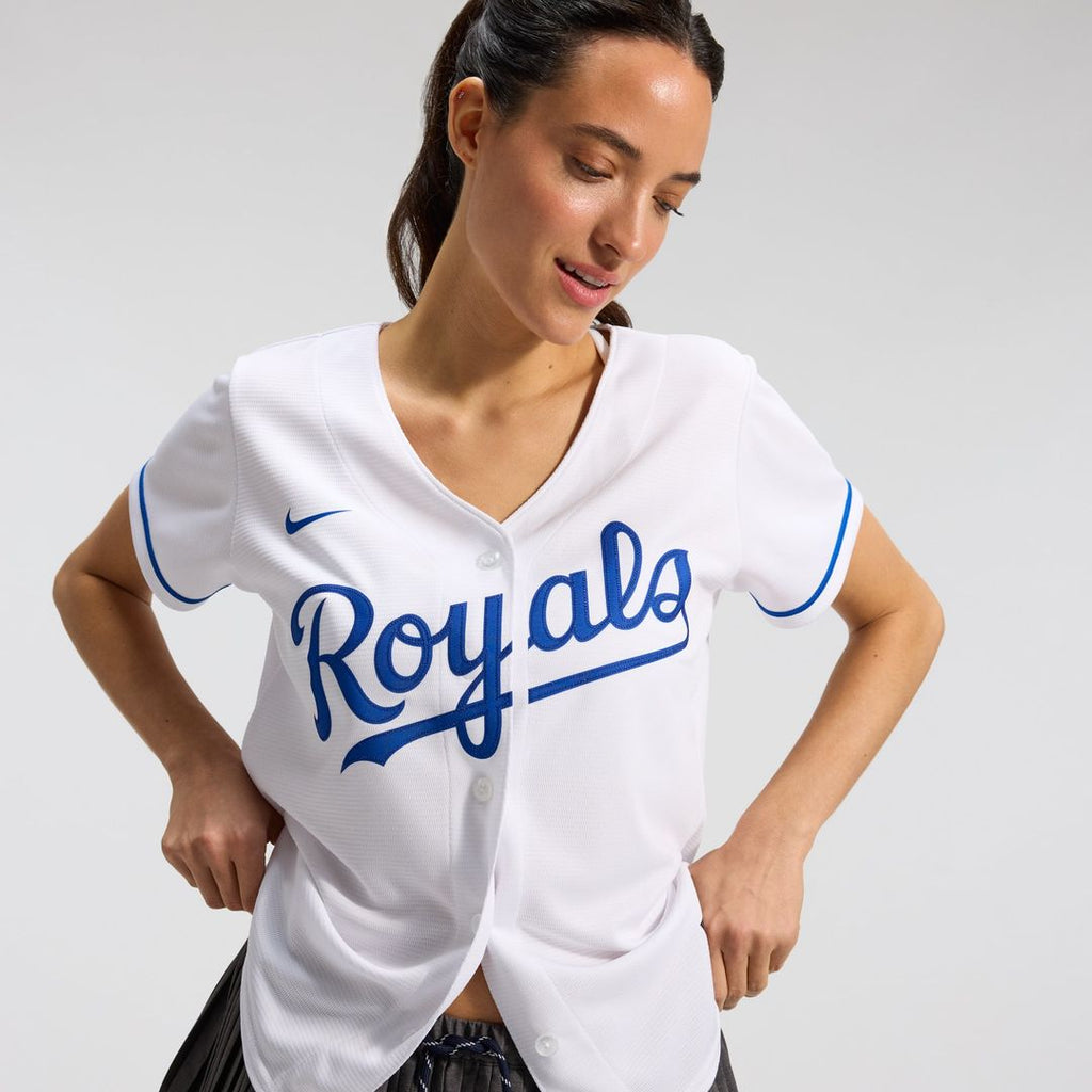 Kansas City Royals Women's Home Replica Team Jersey — White