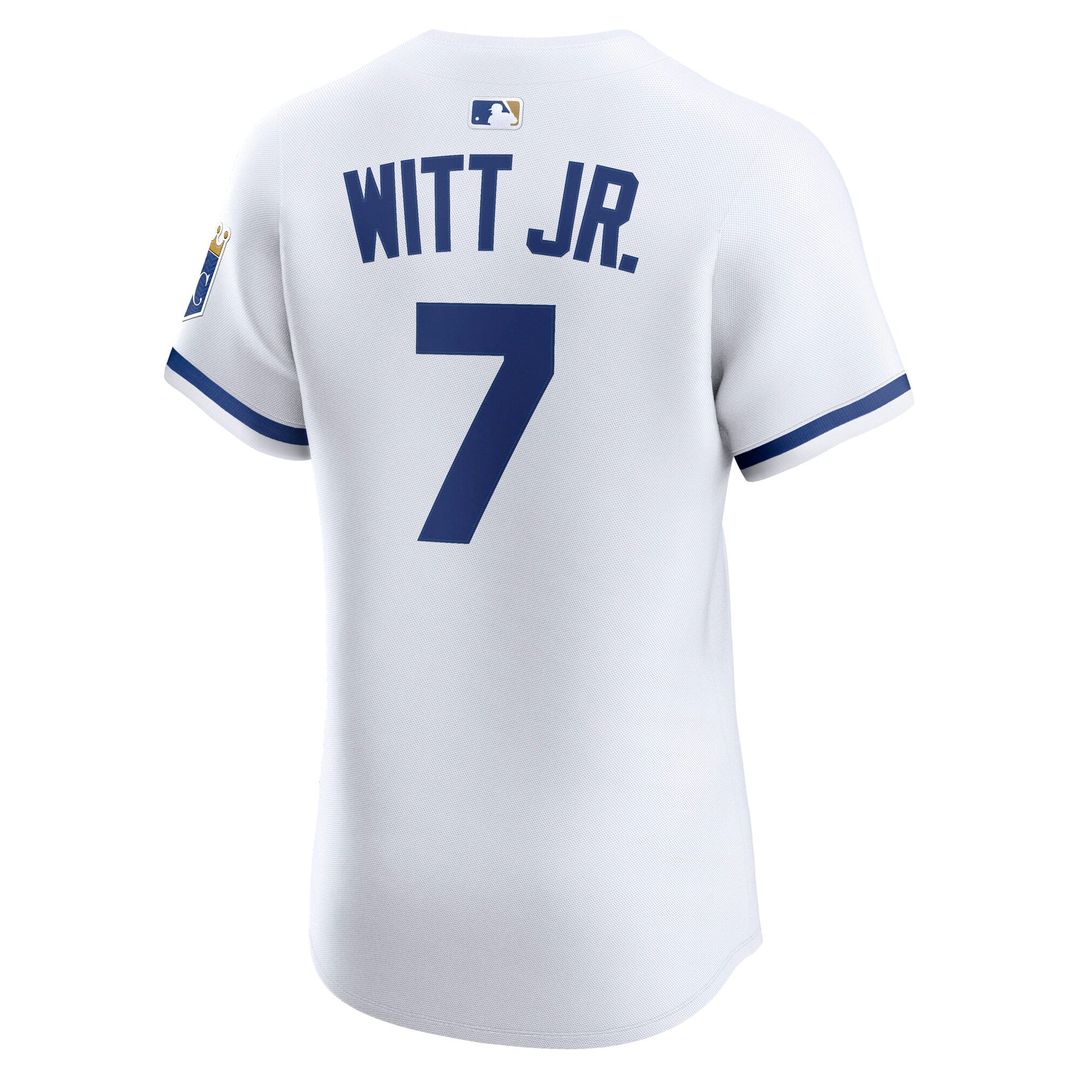 Kansas City Royals Bobby Witt Jr. Home ElitePlayer Jersey — White