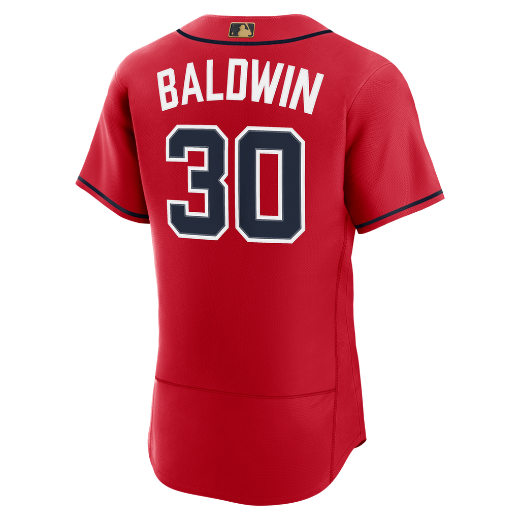 Atlanta Braves Drake Baldwin MLB Awards Authentic Jersey — Red
