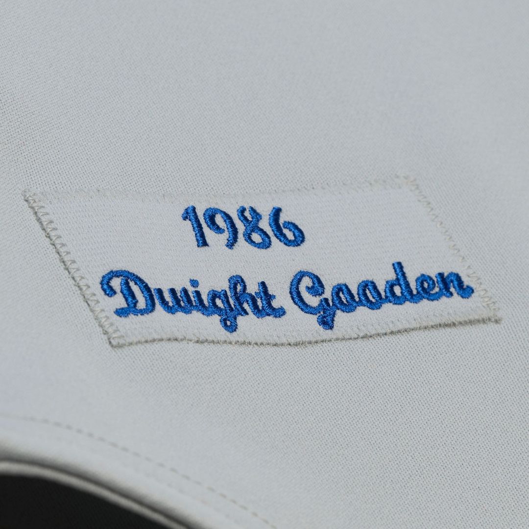 New York Mets Dwight Gooden 1986 Authentic Jersey — White