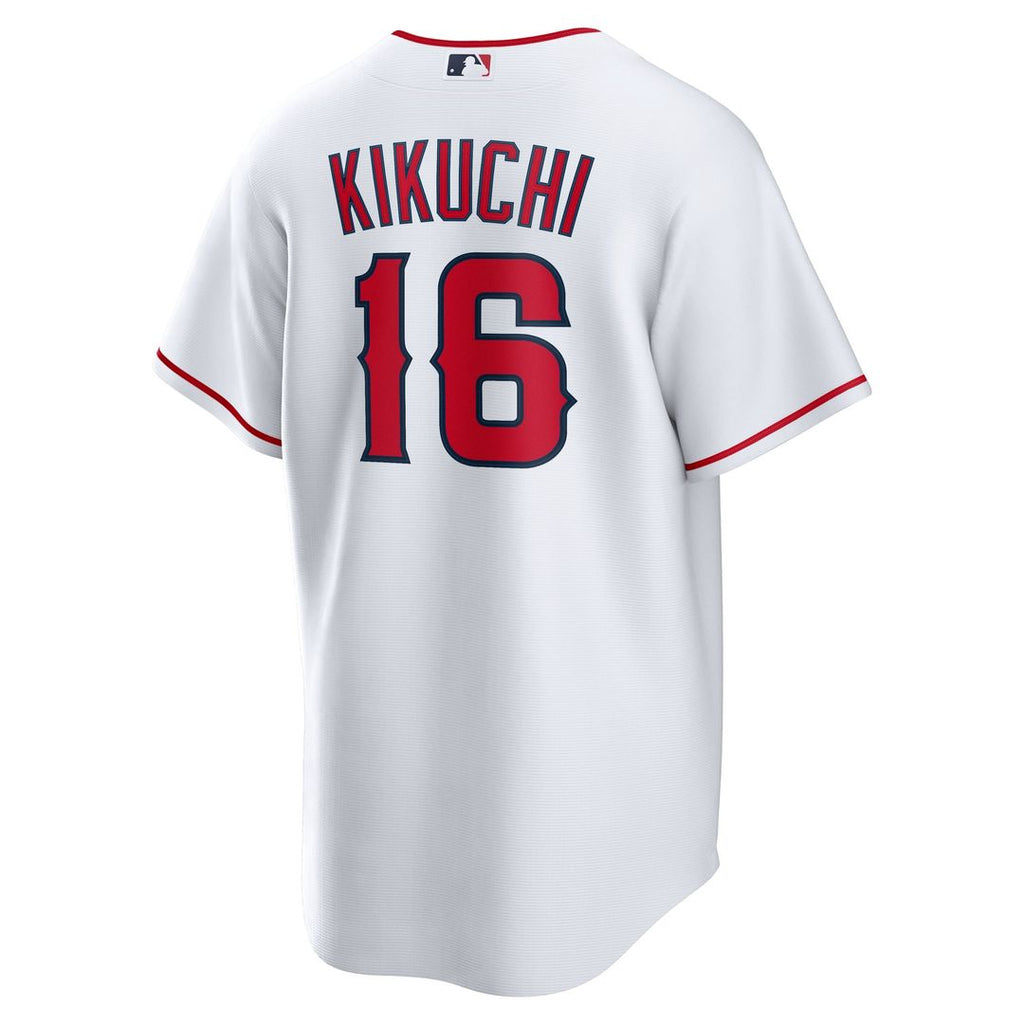 Los Angeles Angels Yusei Kikuchi Home Replica Jersey — White
