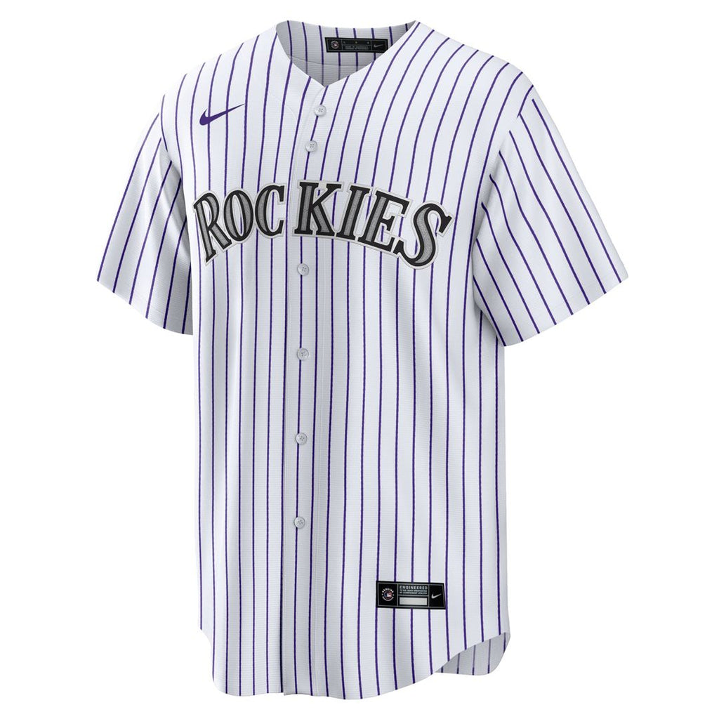 Colorado Rockies Charlie Blackmon Home Replica Player Name Jersey — White