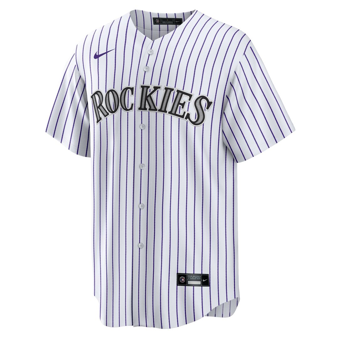 Colorado Rockies Charlie Blackmon Home Replica Player Name Jersey — White