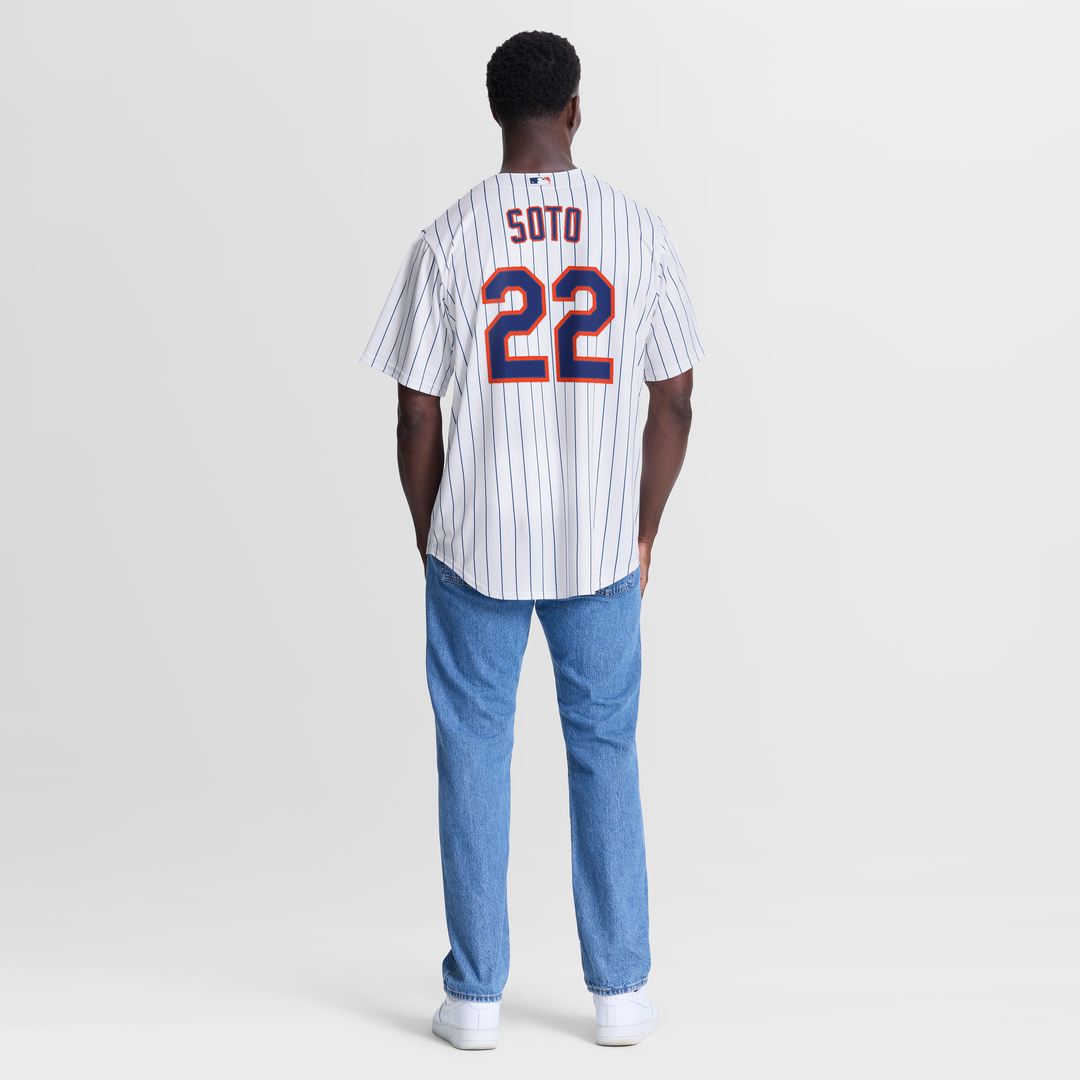New York Mets Juan Soto Home Replica Jersey — White
