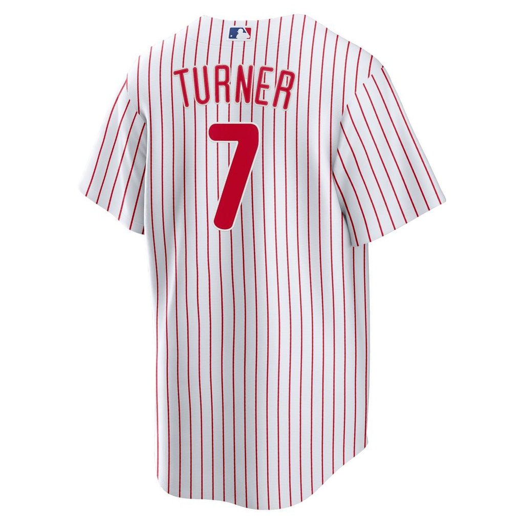 Philadelphia Phillies Trea Turner Home Replica Jersey — White
