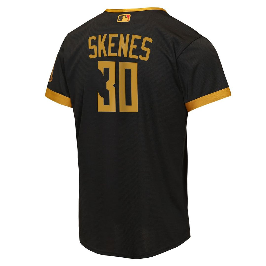 Pittsburgh Pirates Paul Skenes Youth 2026 City Connect Stadium Jersey — Black
