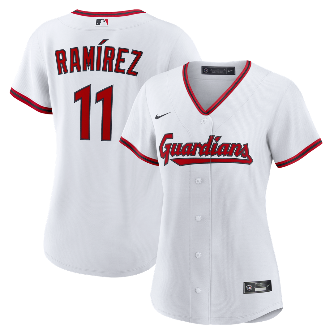 Cleveland Guardians José Ramírez Women's Home Replica Jersey — White