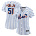 New York Mets Freddy Peralta Women's Home Replica Jersey — White