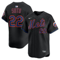 New York Mets Juan Soto Alternate Limited Jersey — Black