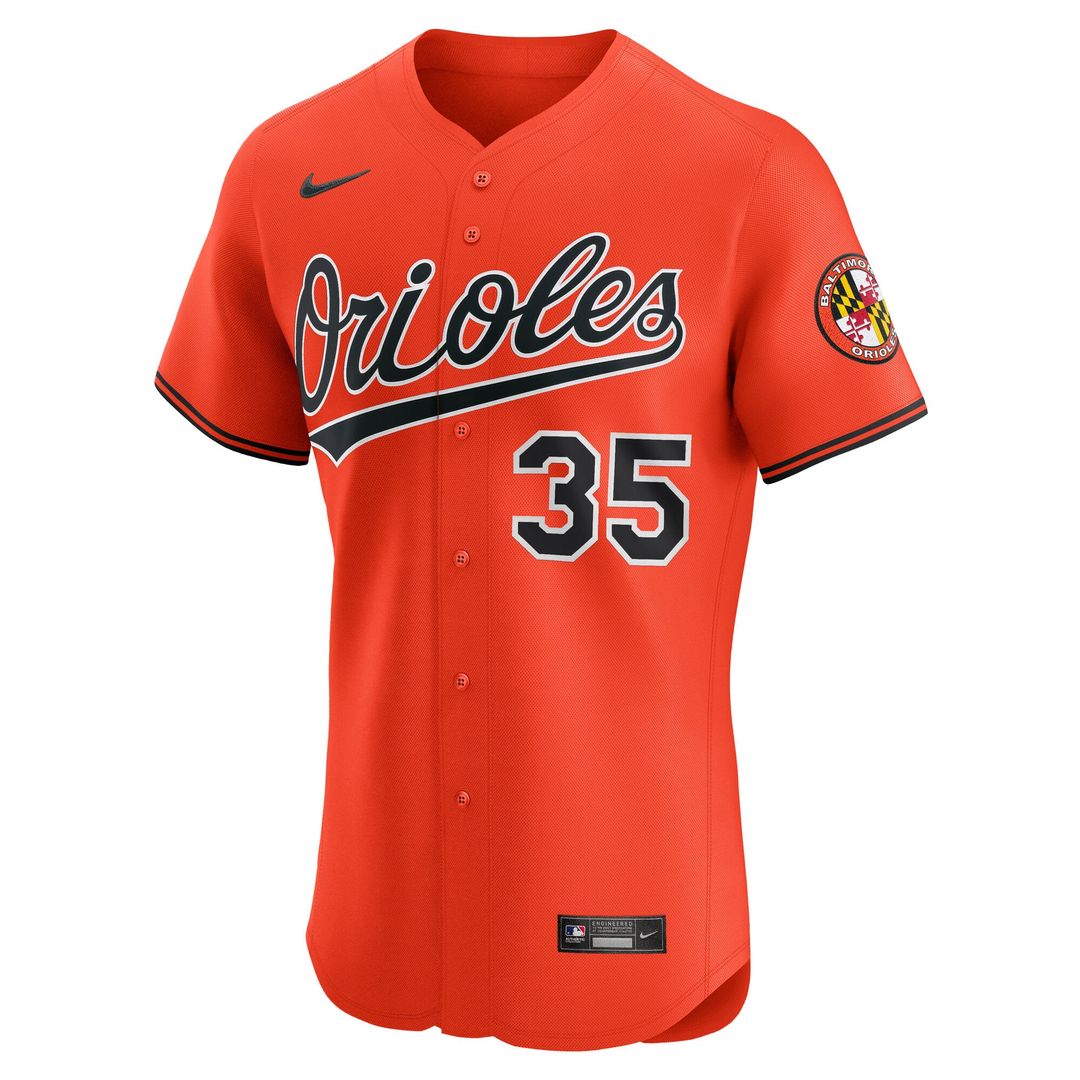 Baltimore Orioles Adley Rutschman Alternate 2 Elite Jersey — Orange