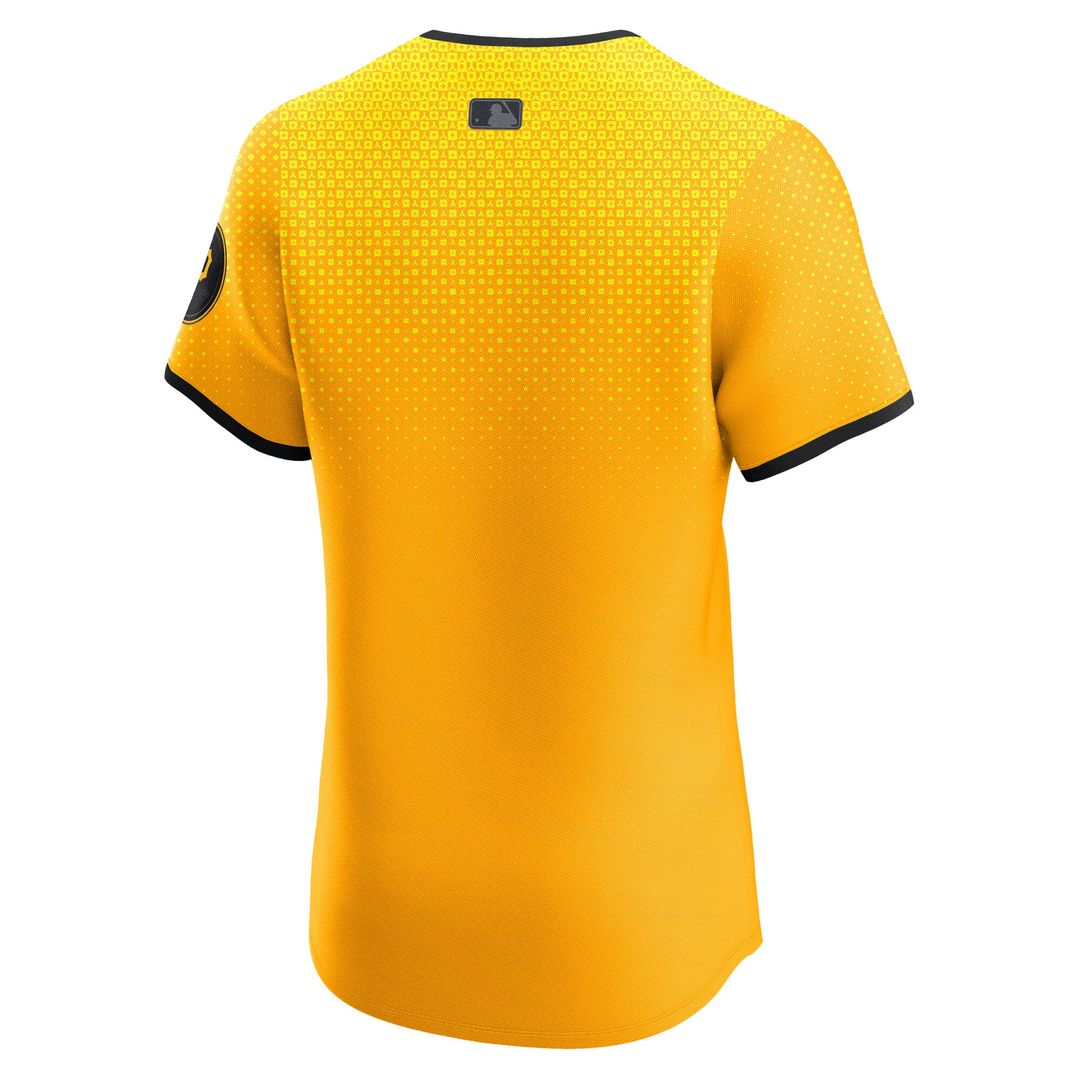 Pittsburgh Pirates City Connect Elite Jersey — Gold