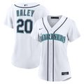 Seattle Mariners Luke Raley Women's Home Replica Jersey — White