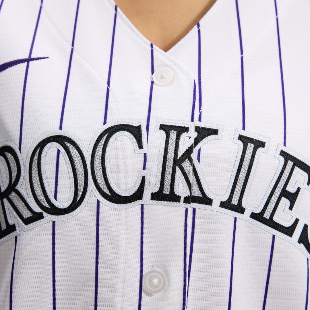 Colorado Rockies Women's Home Replica Team Jersey — White