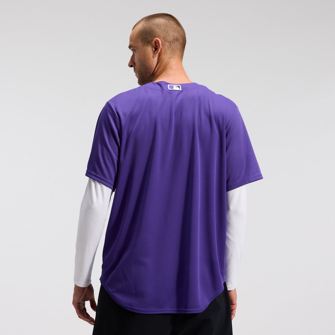 Colorado Rockies Alternate Replica Team Jersey — Purple