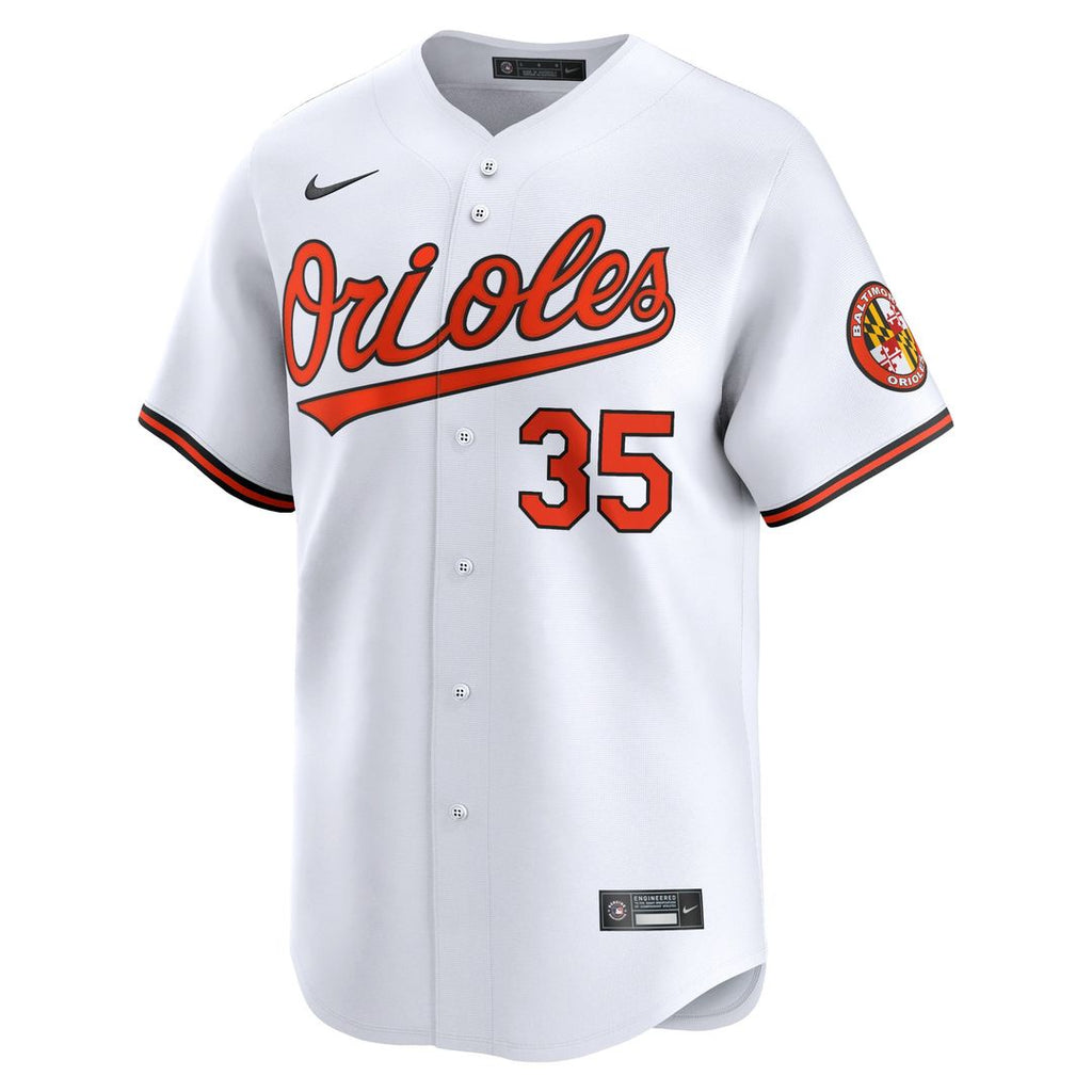 Baltimore Orioles Adley Rutschman Home Limited Jersey — White
