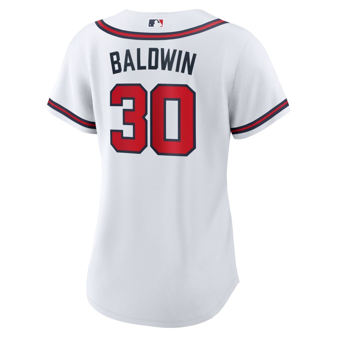 Atlanta Braves Drake Baldwin Women's Home Replica Jersey — White
