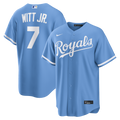 Kansas City Royals Bobby Witt Jr. Alternate Replica Jersey — Light Blue