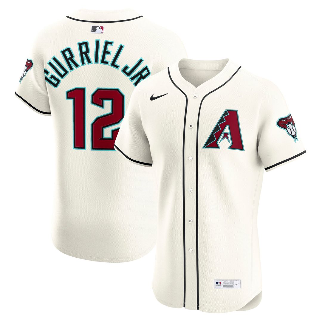 Arizona Diamondbacks Lourdes Gurriel Jr. Home Elite Jersey — Cream