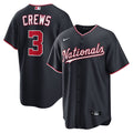Washington Nationals Dylan Crews Alternate Replica Jersey — Navy