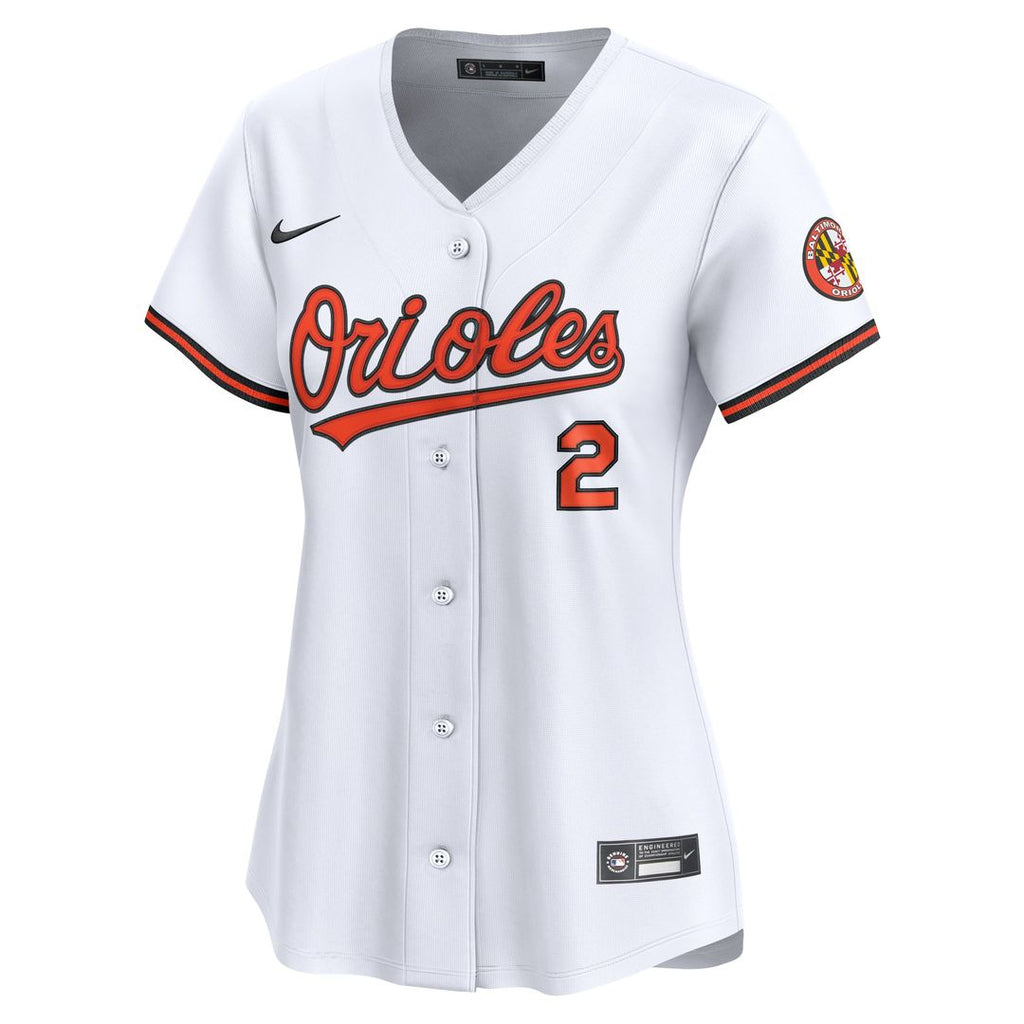 Baltimore Orioles Gunnar Henderson Women's Home Limited Jersey — White