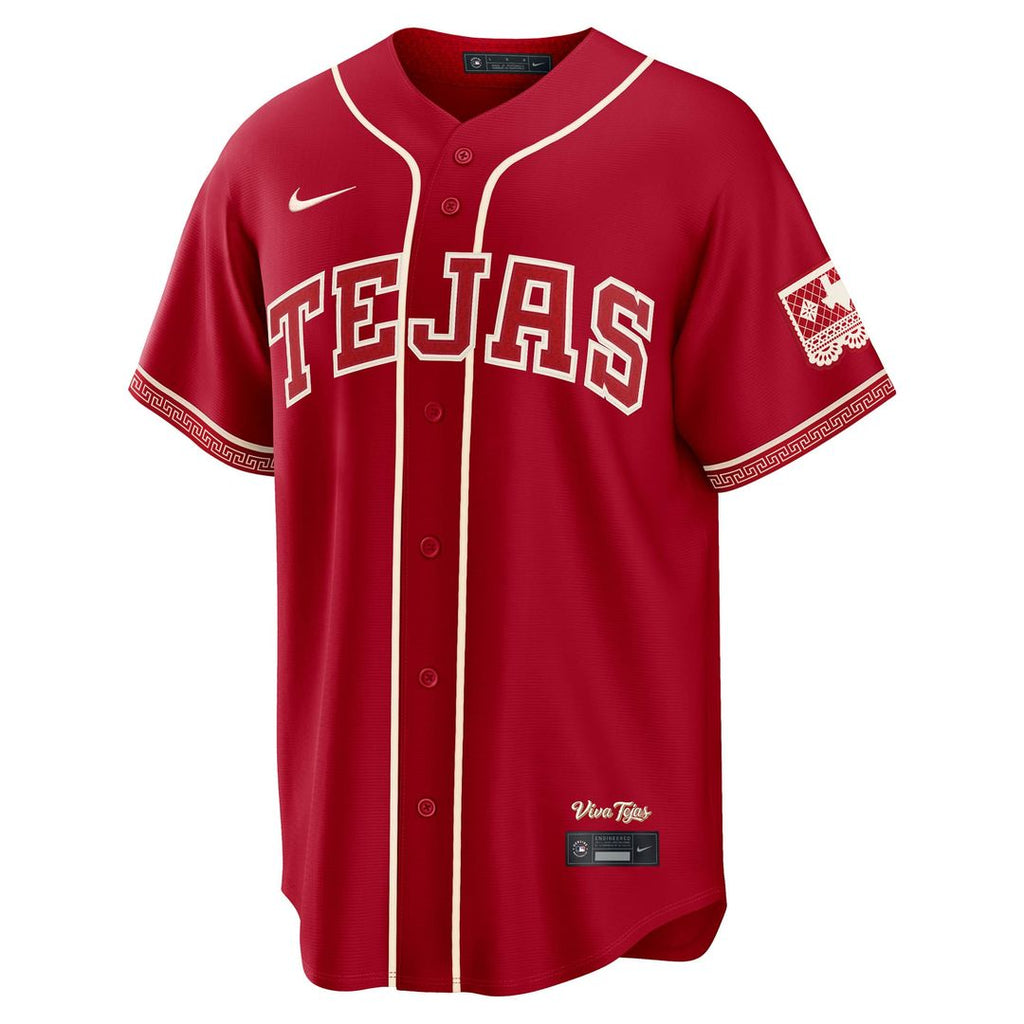 Texas Rangers Corey Seager 2026 City Connect Stadium Jersey — Red
